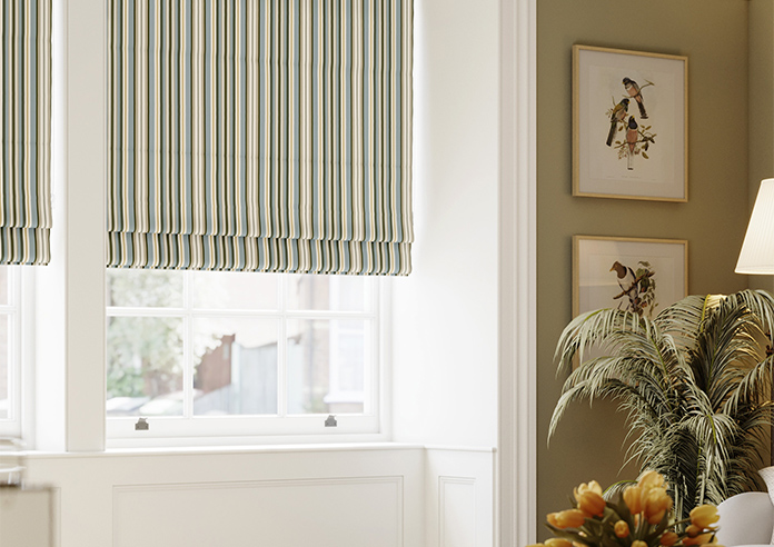 The British Stripe Co. Elizabeth, Chilterns No.1 - Roman Blind - Image 5